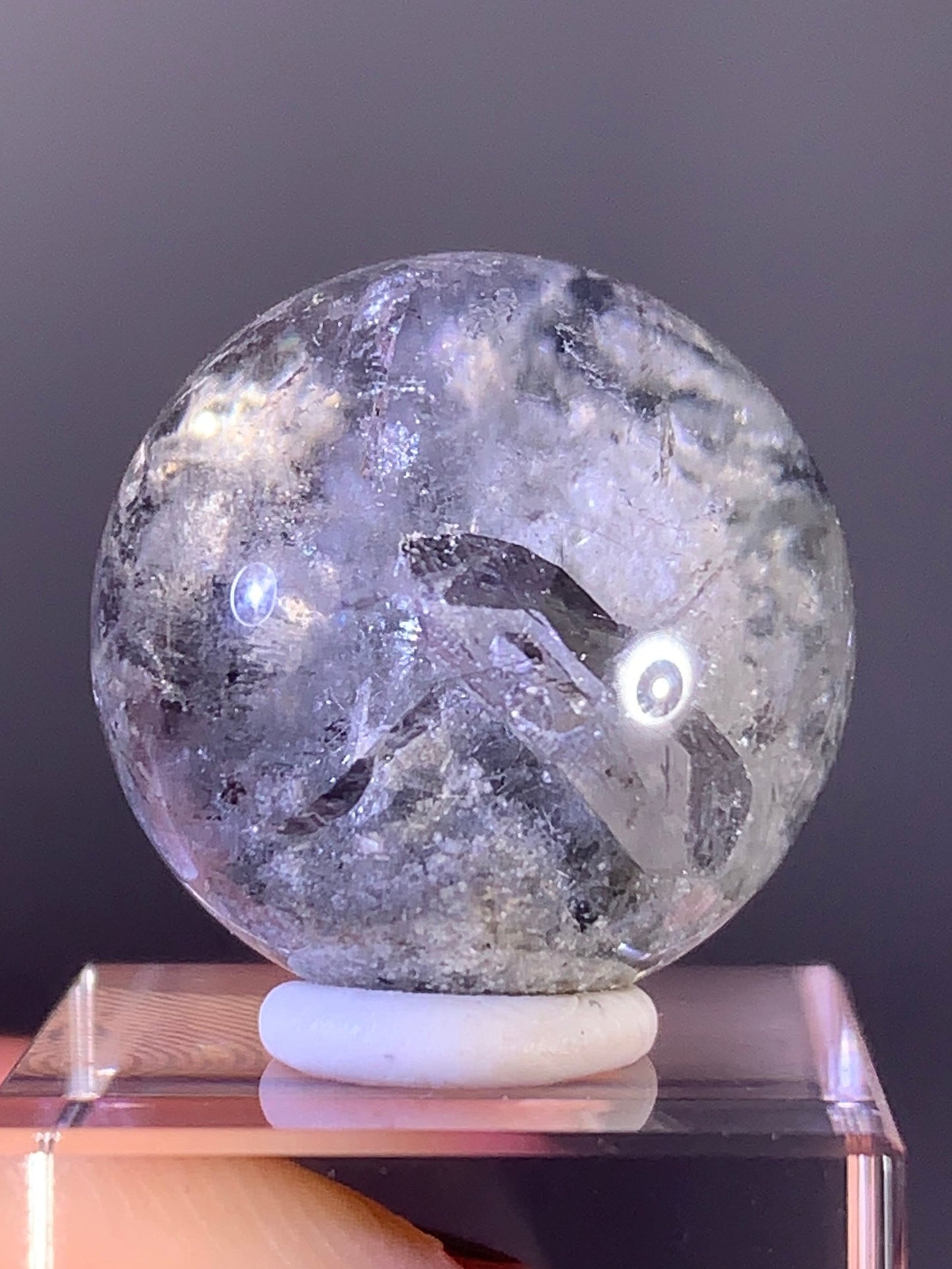 High-Quality White & Blue Garden Quartz with Inner Quartz Cluster from Brazil | Included Quartz (Manifestation)