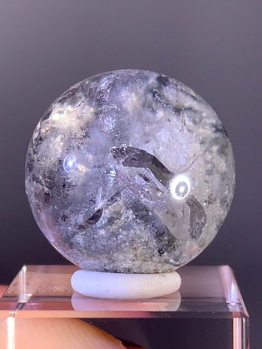 High-Quality White & Blue Garden Quartz with Inner Quartz Cluster from Brazil | Included Quartz (Manifestation)