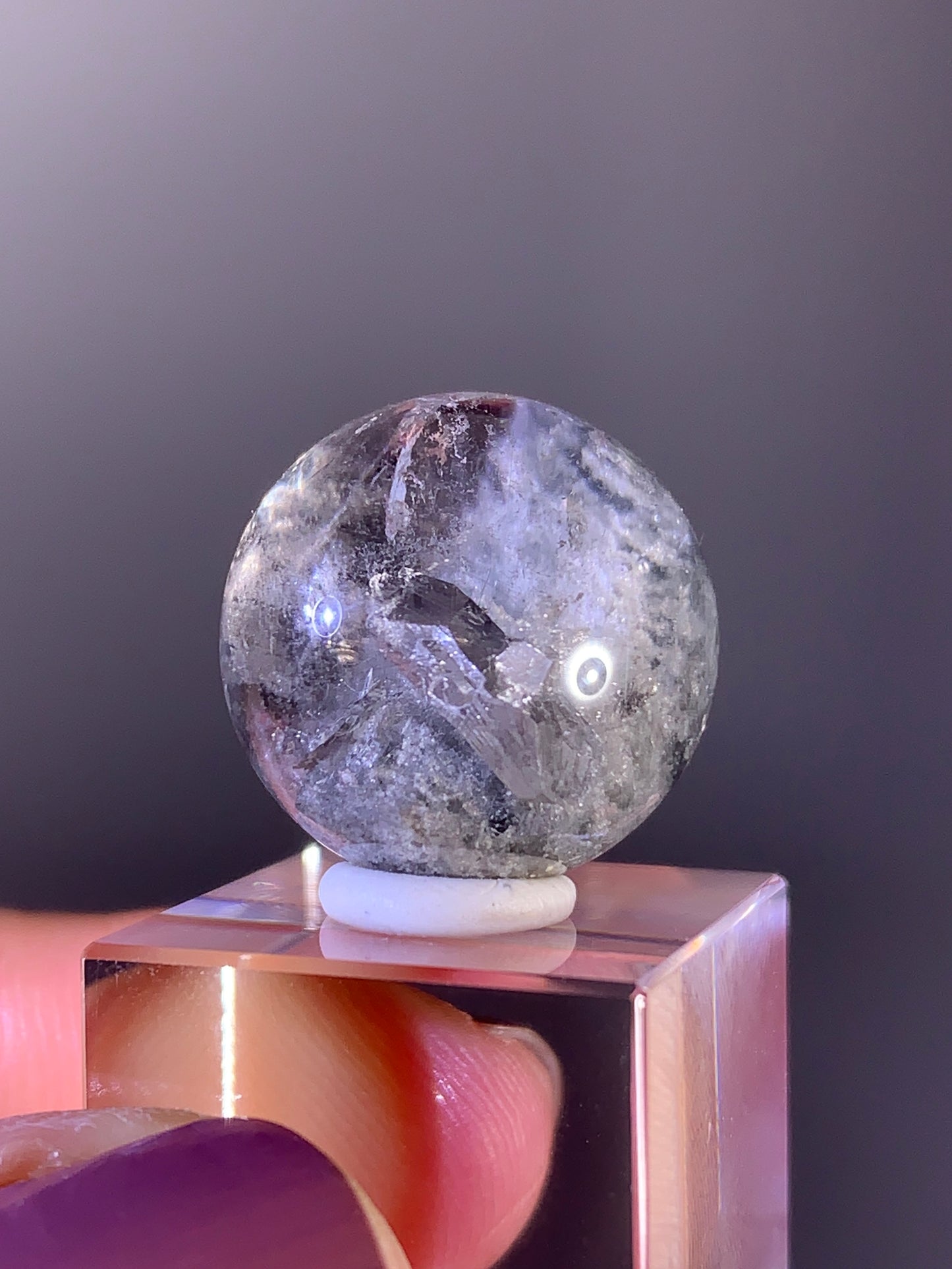 High-Quality White & Blue Garden Quartz with Inner Quartz Cluster from Brazil | Included Quartz (Manifestation)