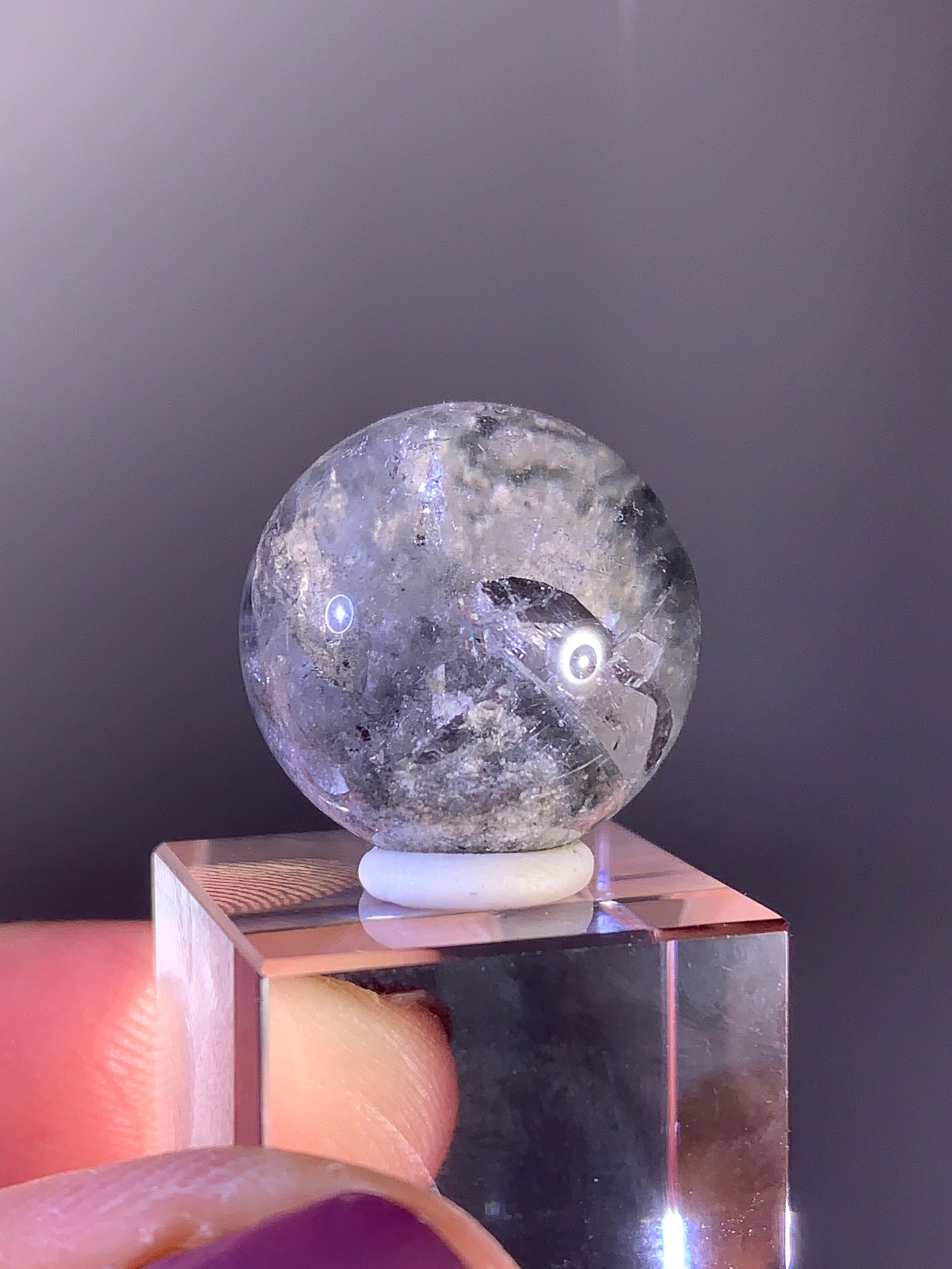 High-Quality White & Blue Garden Quartz with Inner Quartz Cluster from Brazil | Included Quartz (Manifestation)