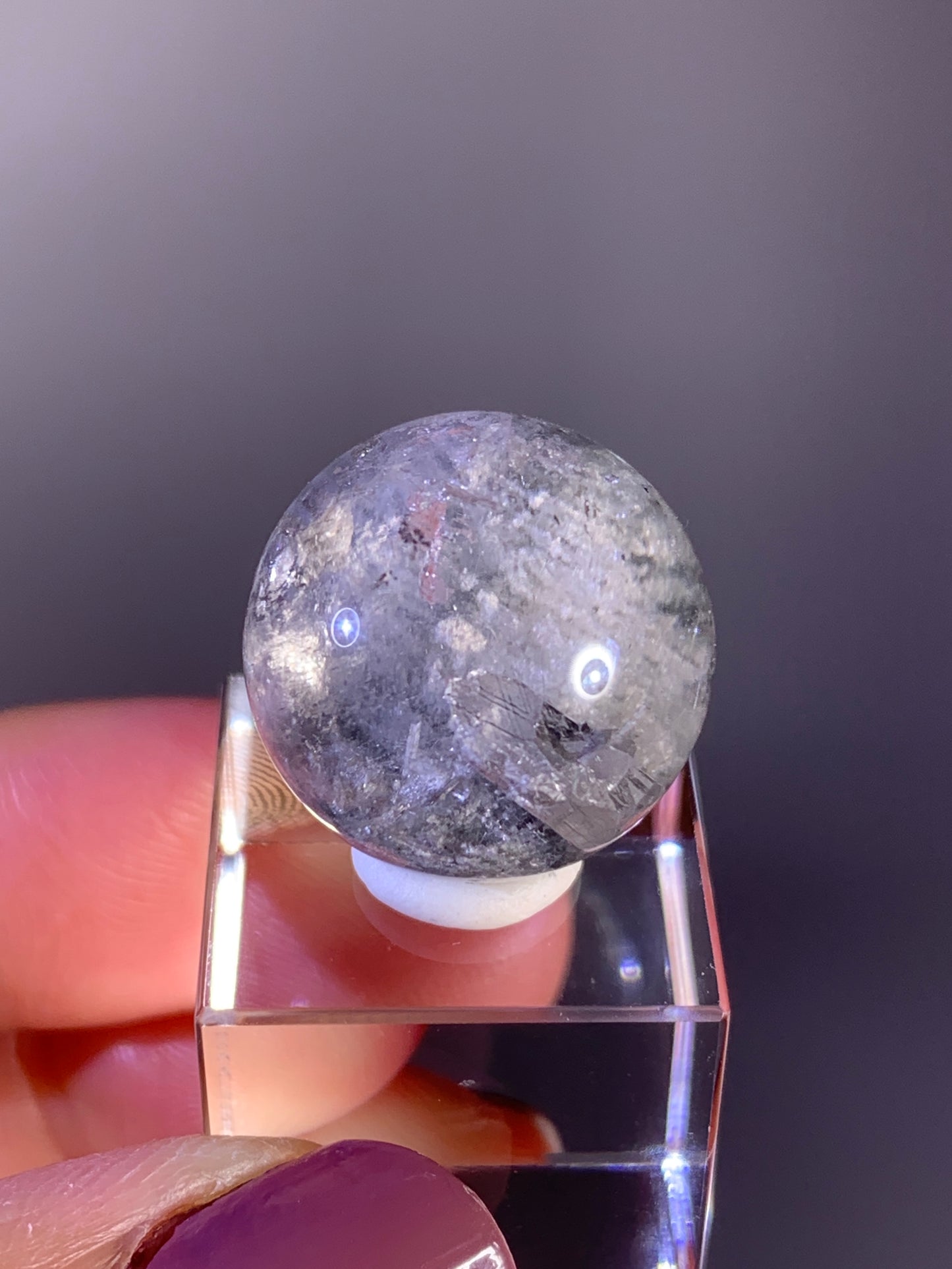 High-Quality White & Blue Garden Quartz with Inner Quartz Cluster from Brazil | Included Quartz (Manifestation)