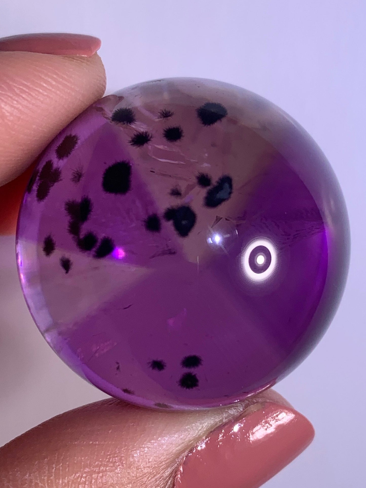 High-Quality Ametrine with Trapiche, Phantom, God’s Fingerprint & Hollandite Quartz Sphere from Brazil