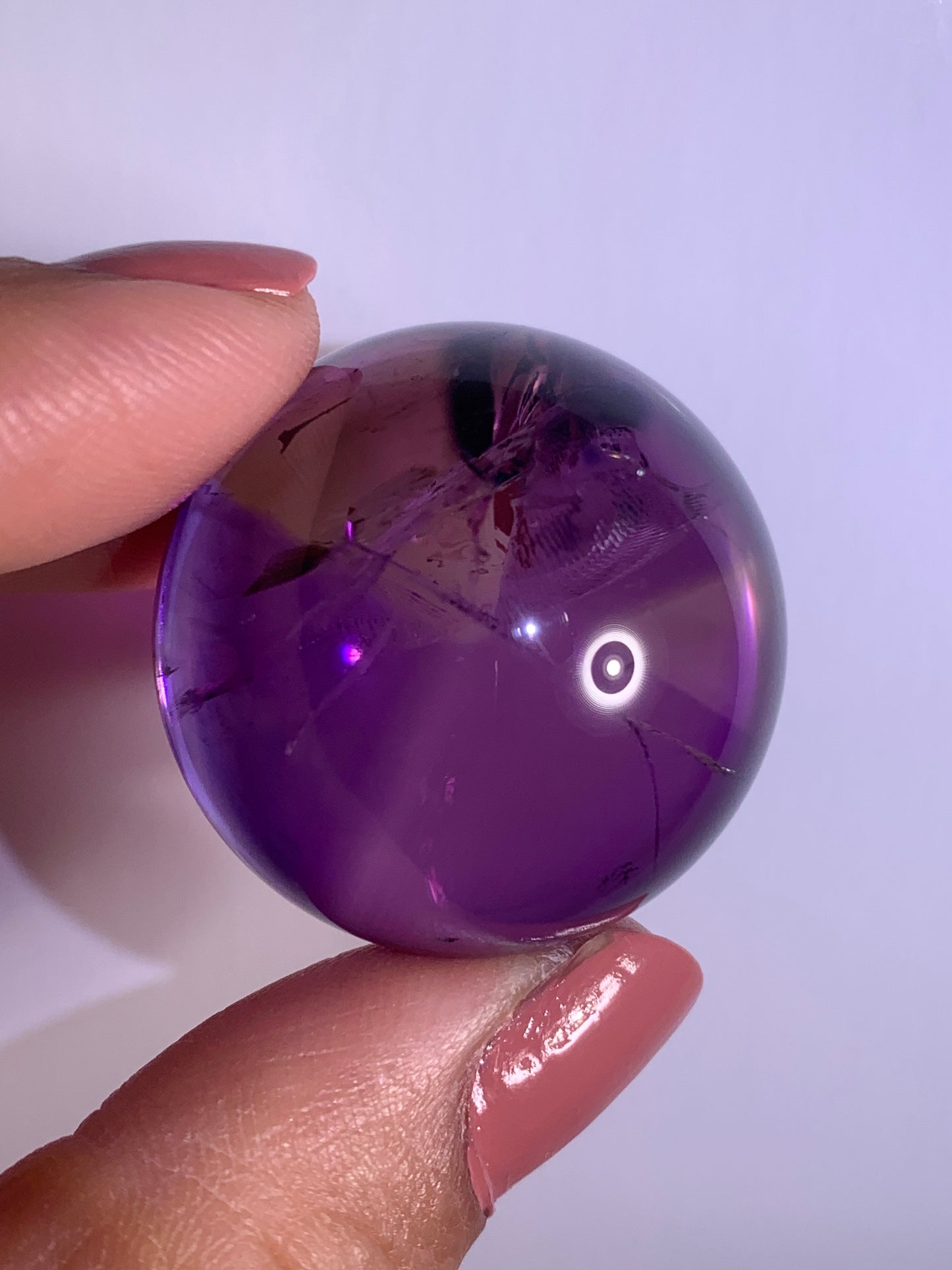 High-Quality Ametrine with Trapiche, Phantom, God’s Fingerprint & Hollandite Quartz Sphere from Brazil