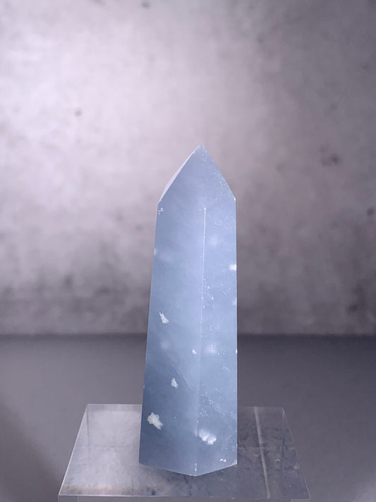 Snowflake Angelite Tower