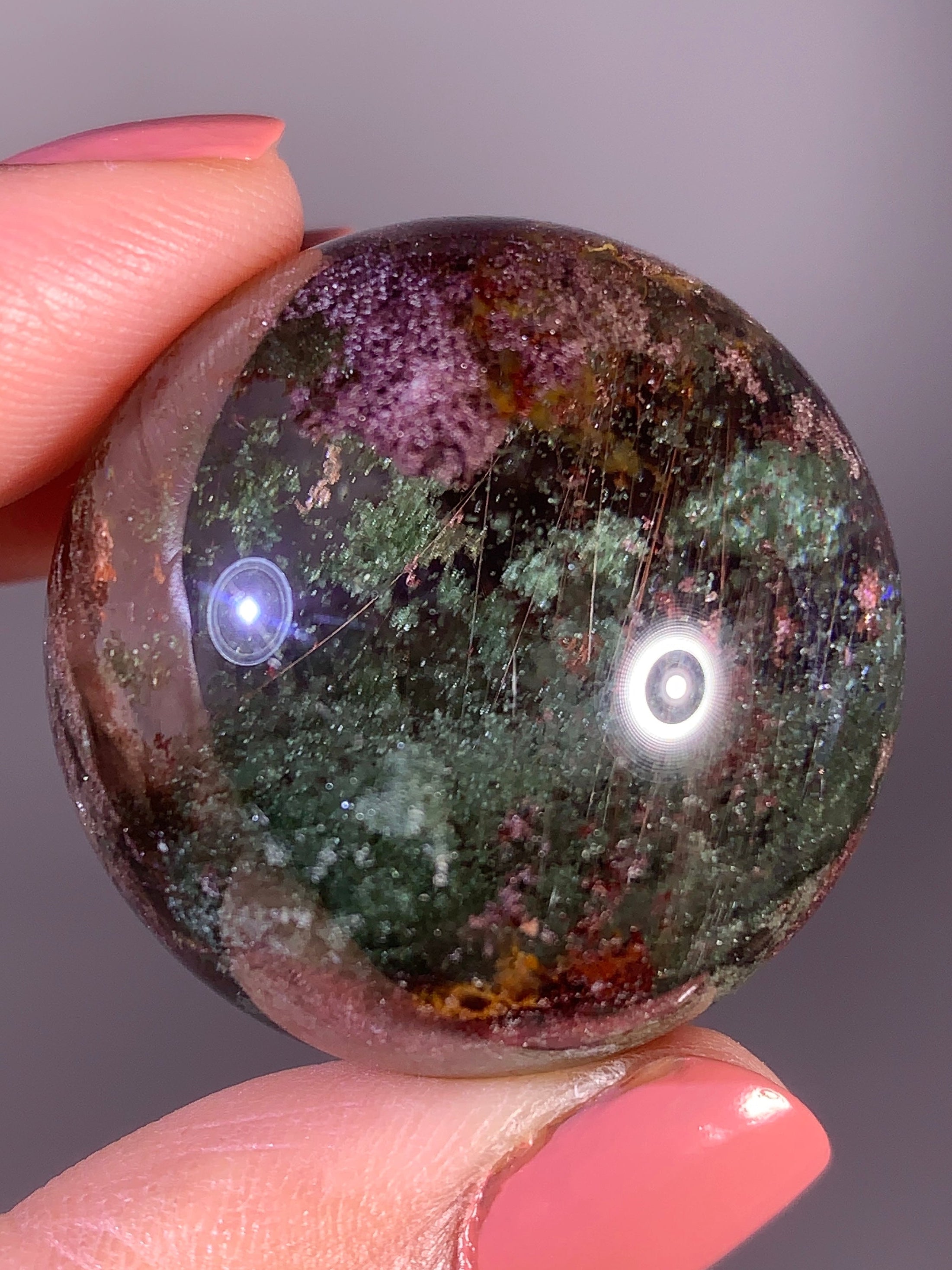 Garden Quartz (Lodolite) – Scenic Inclusion Crystal – Rain & Stone