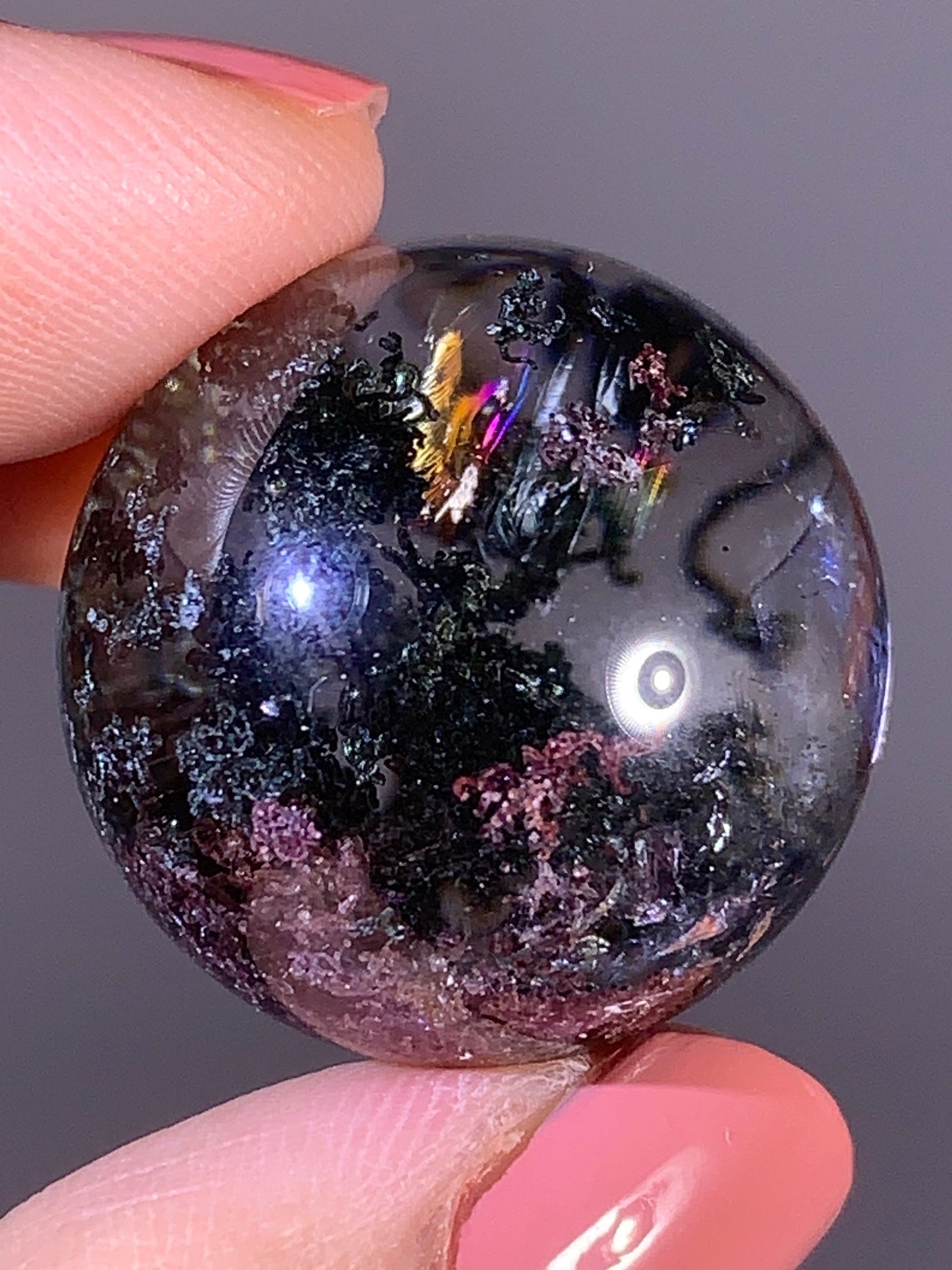 Garden Quartz (Lodolite) – Scenic Inclusion Crystal – Rain & Stone