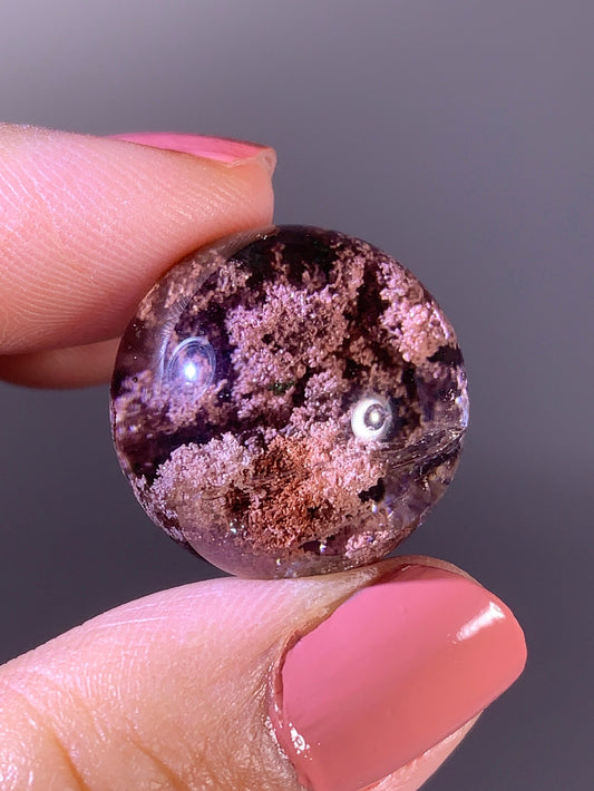 High-Quality Colorful Garden Quartz Crystal Sphere from Brazil