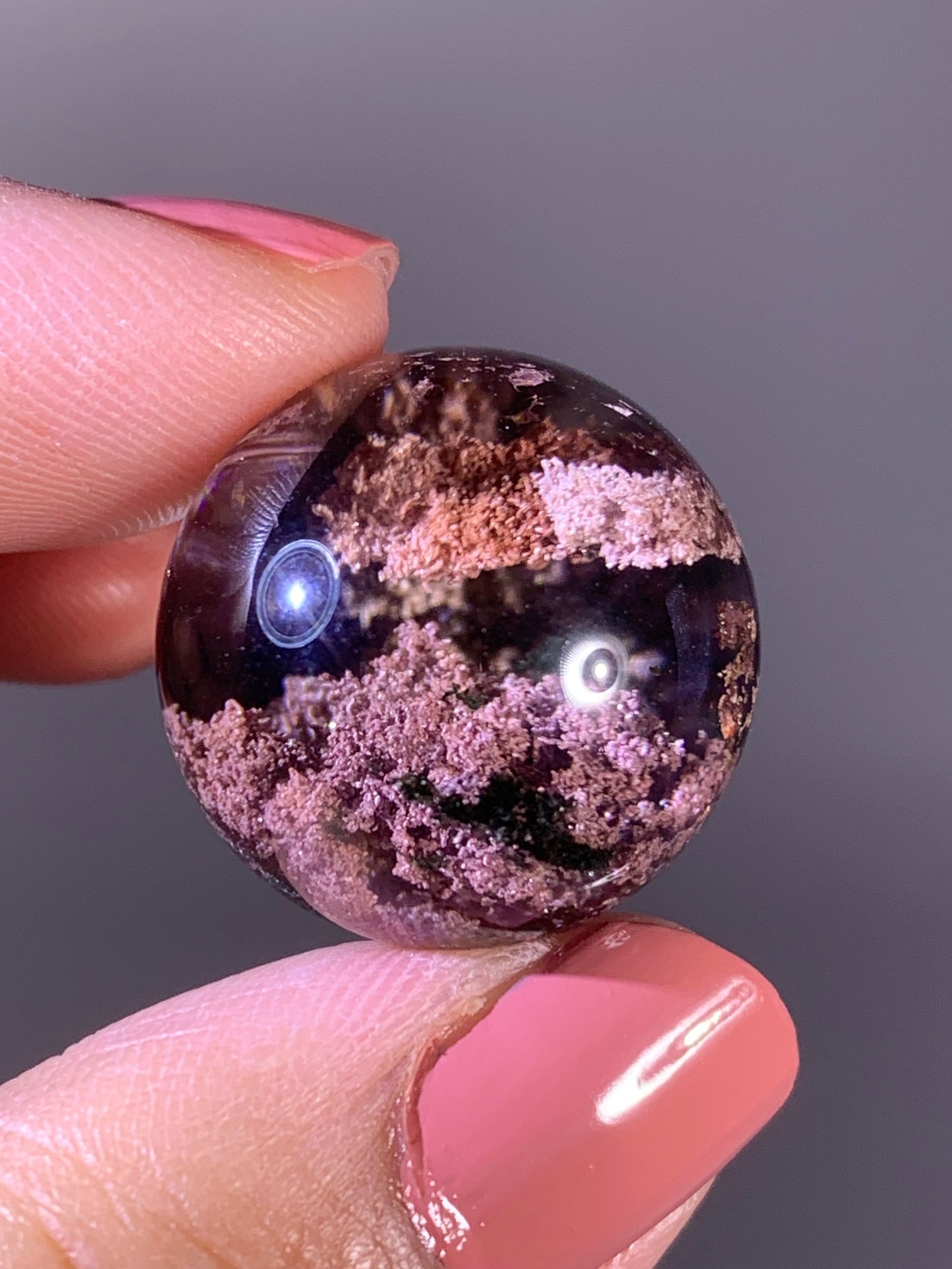 High-Quality Colorful Garden Quartz Crystal Sphere from Brazil