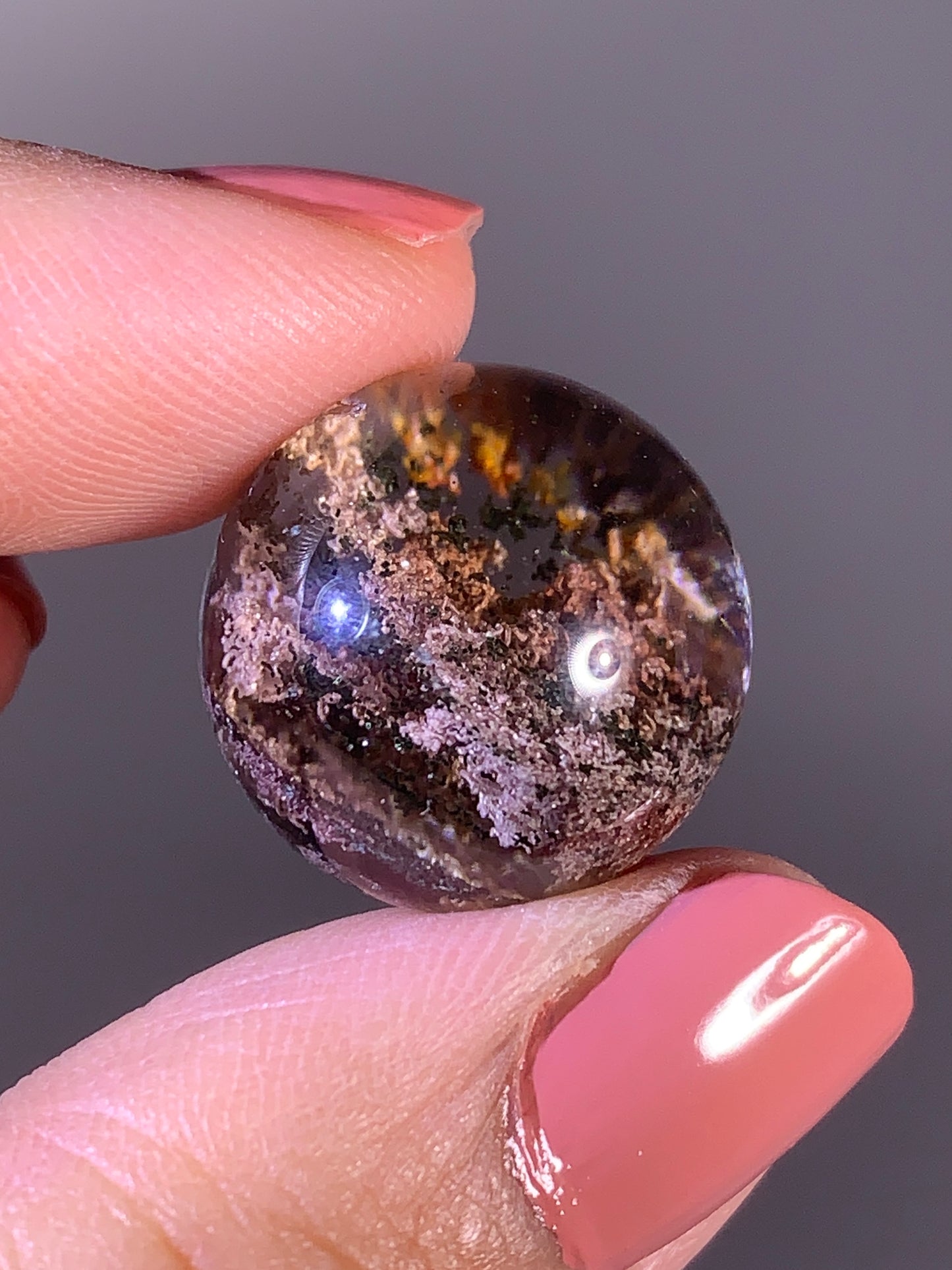 High-Quality Colorful Garden Quartz Crystal Sphere from Brazil