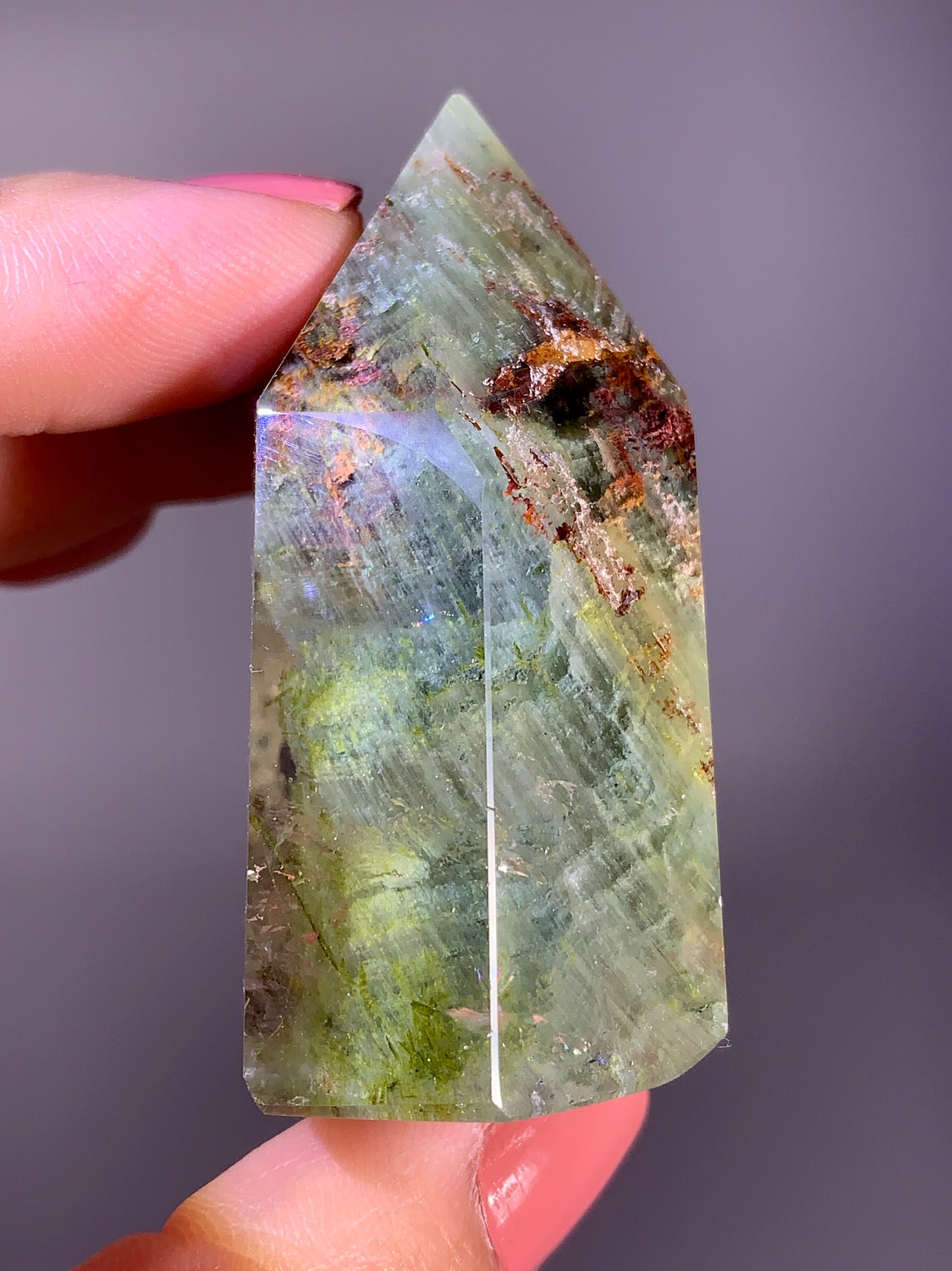 Collector’s Grade Garden Quartz Tower with Epidote and Tourmaline from Zambia