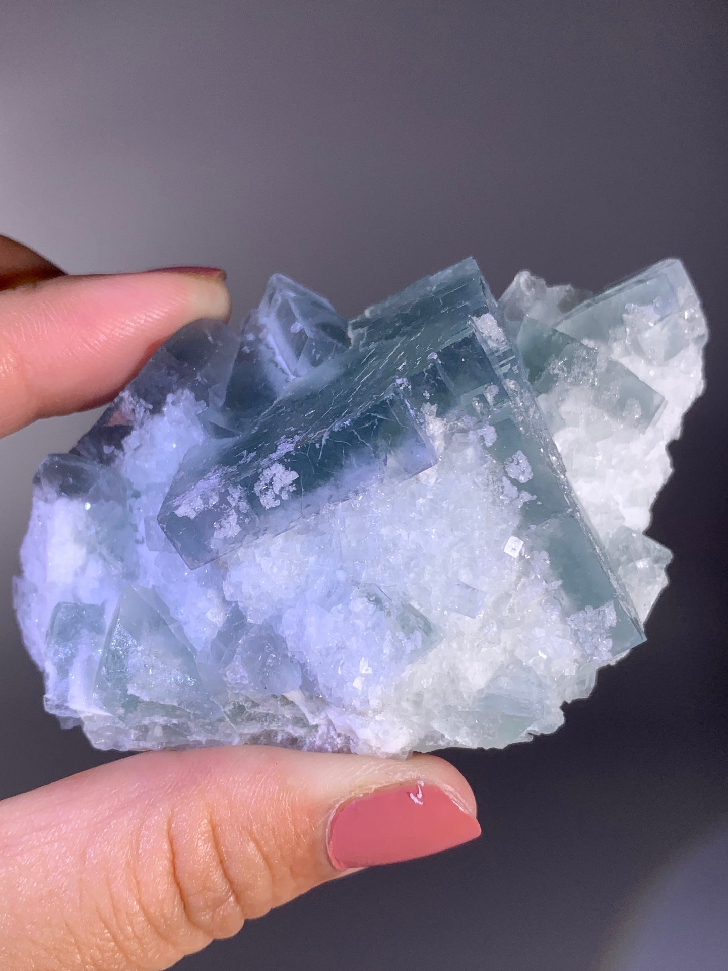 High-Quality Morandi Fluorite & Quartz Symbiosis Specimen | Collector Grade Mineral