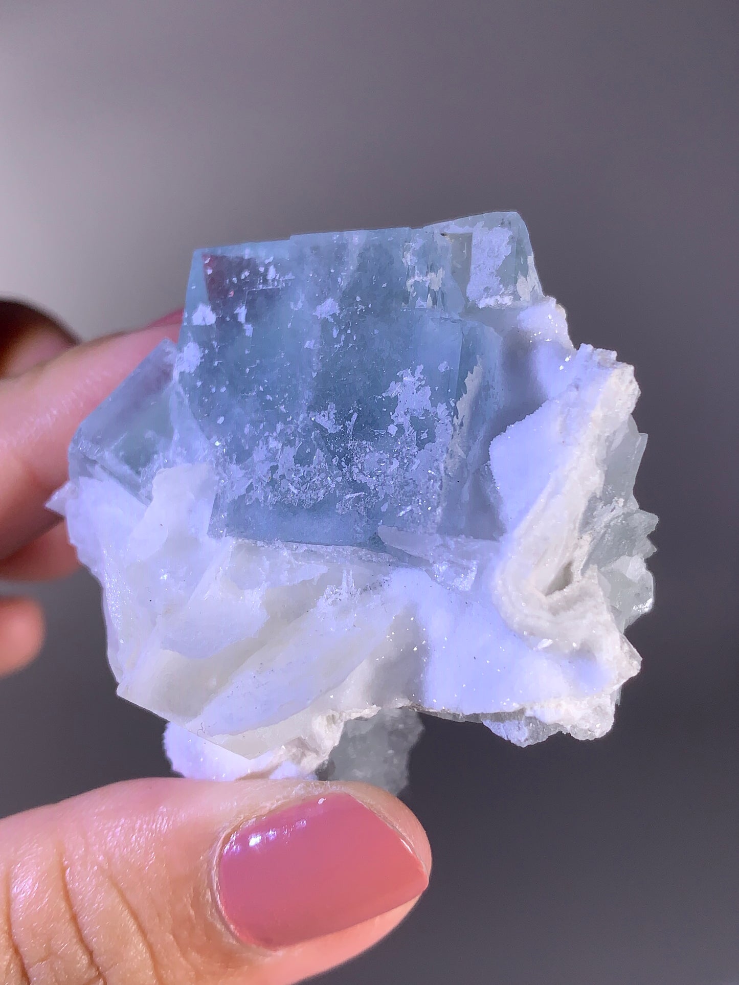 High-Quality Morandi Fluorite, Calcite & Sugar Quartz Symbiosis Specimen | Collector Grade Mineral