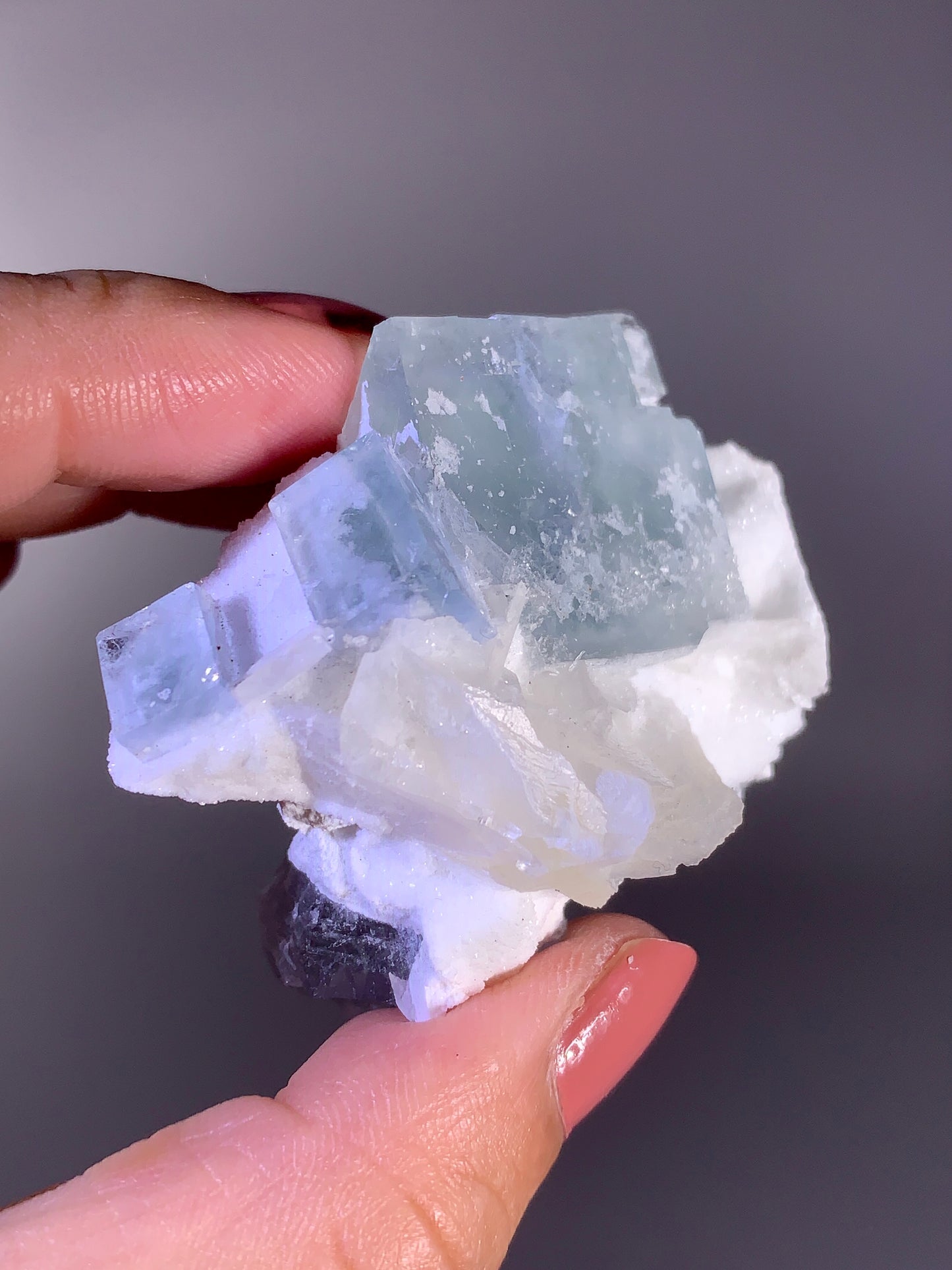 High-Quality Morandi Fluorite, Calcite & Sugar Quartz Symbiosis Specimen | Collector Grade Mineral