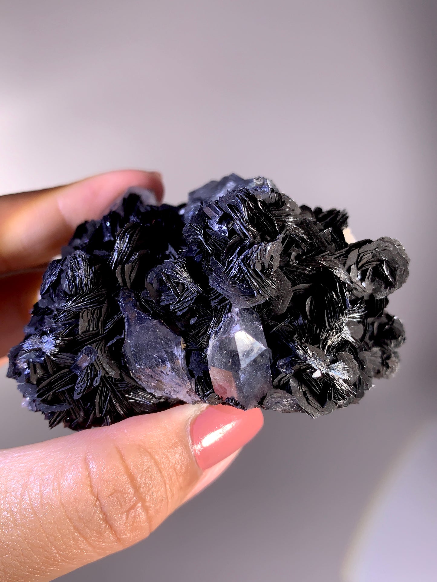 High-Quality Specularite Rose Mineral Specimen | Collector Grade Crystal