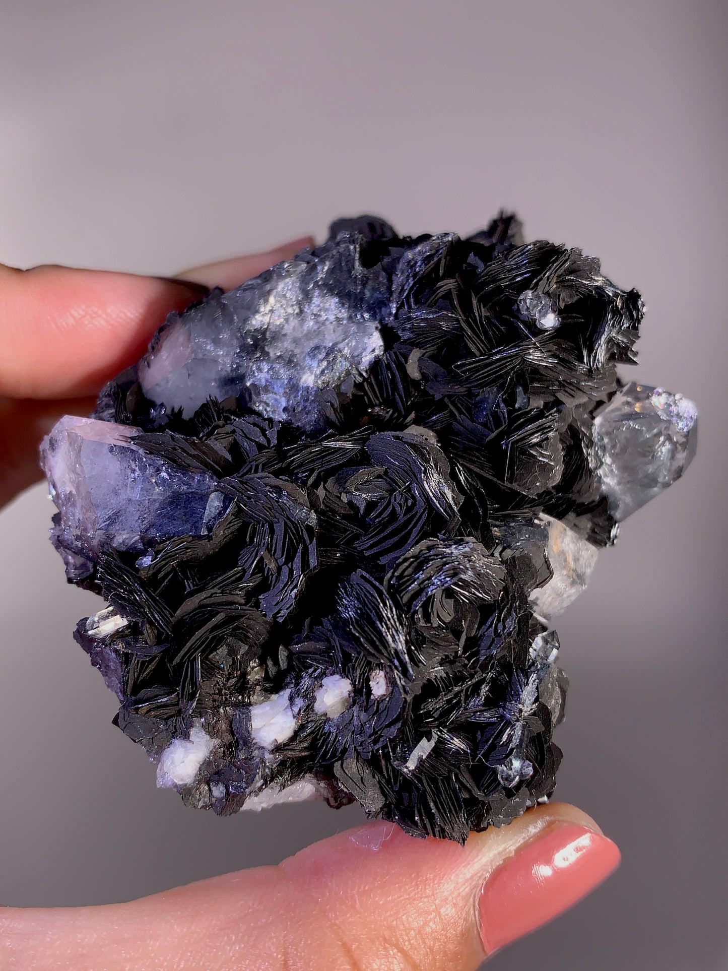 High-Quality Specularite Rose Mineral Specimen | Collector Grade Crystal