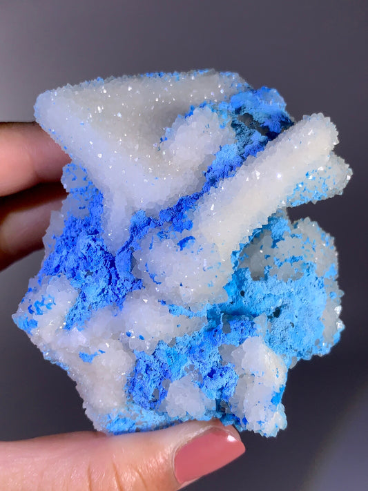 Gibbsite with Barite & Quartz Crystal Mineral Specimen
