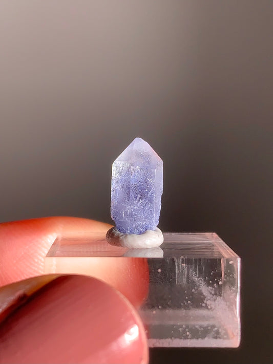 Rare Mini Raw Dumortierite Point – Natural Blue Crystal for Clarity & Focus