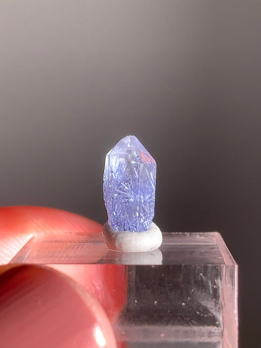 Rare Mini Raw Dumortierite Point – Natural Blue Crystal for Clarity & Focus