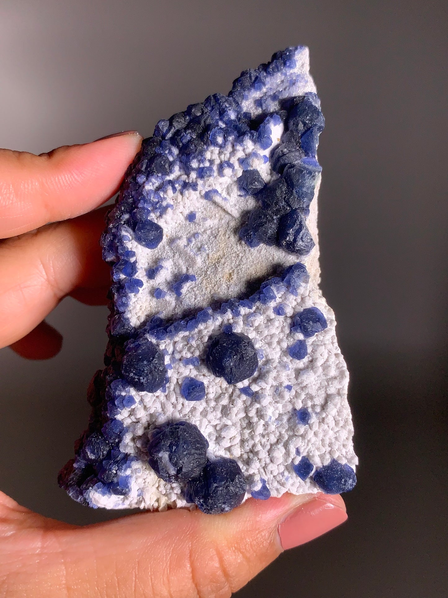 Blueberry Fluorite from Mongolia – Rare Collectible Crystal