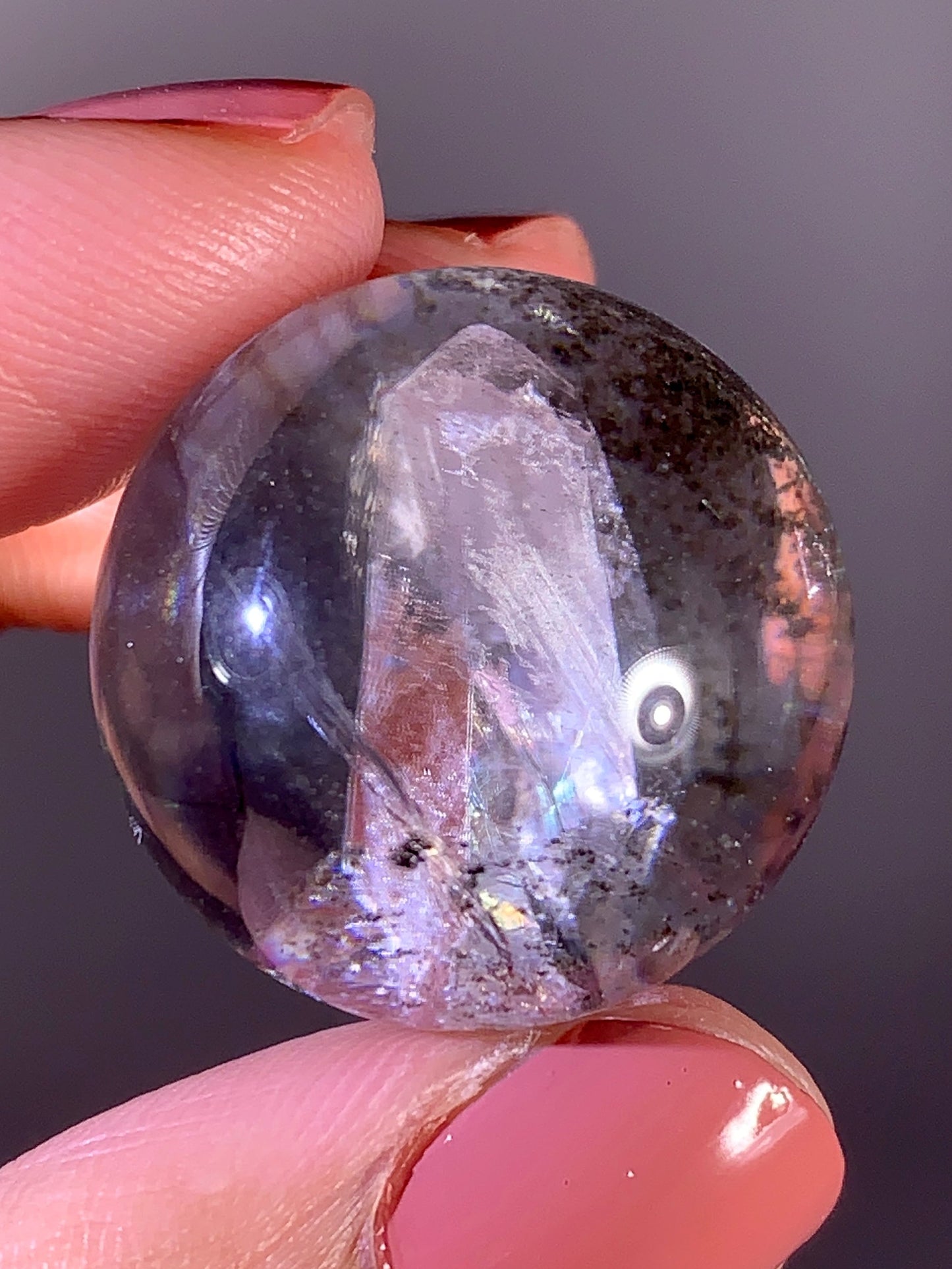 High-Quality Quartz-in-Quartz Garden Sphere from Zambia