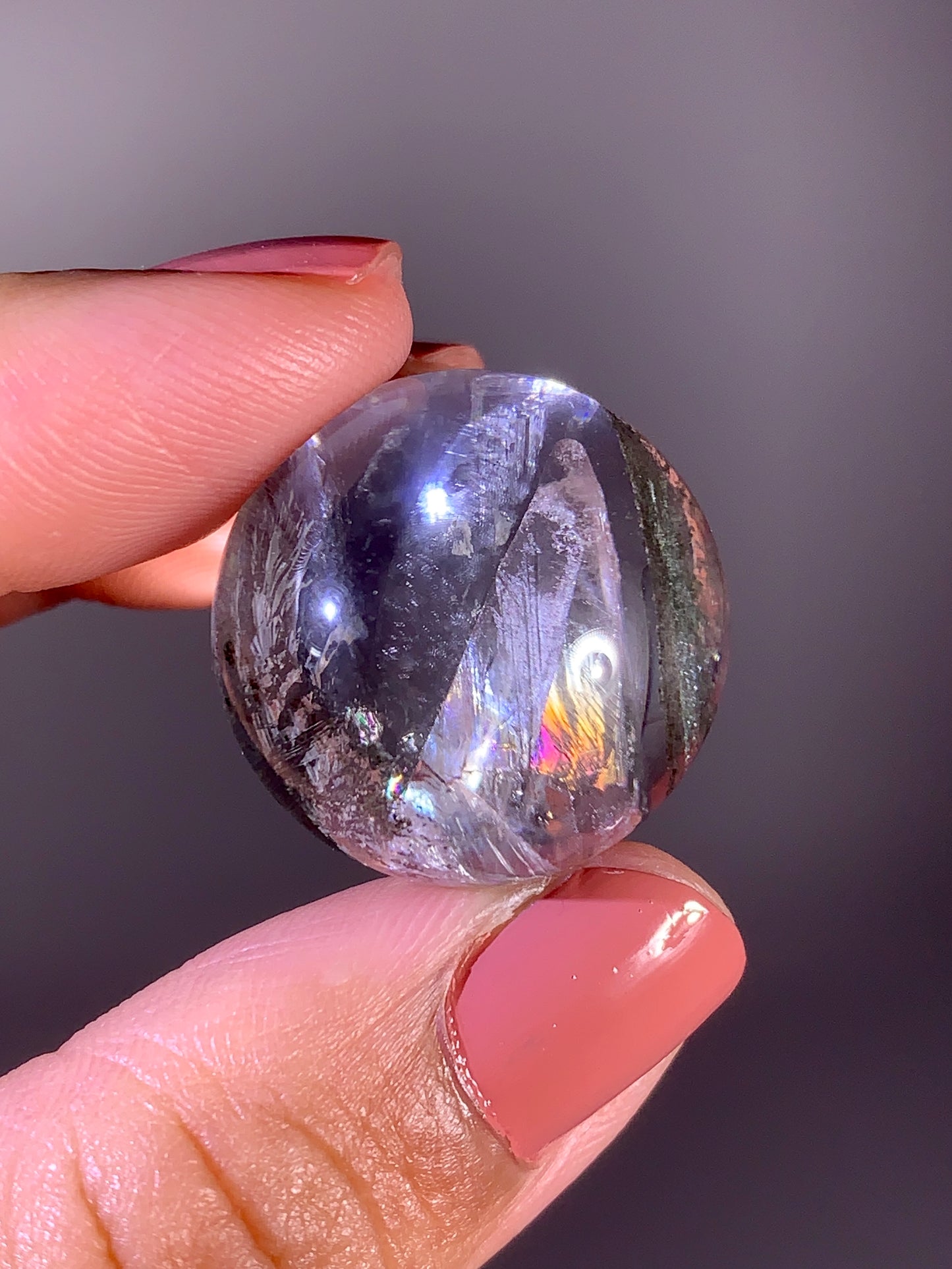 High-Quality Quartz-in-Quartz Garden Sphere from Zambia