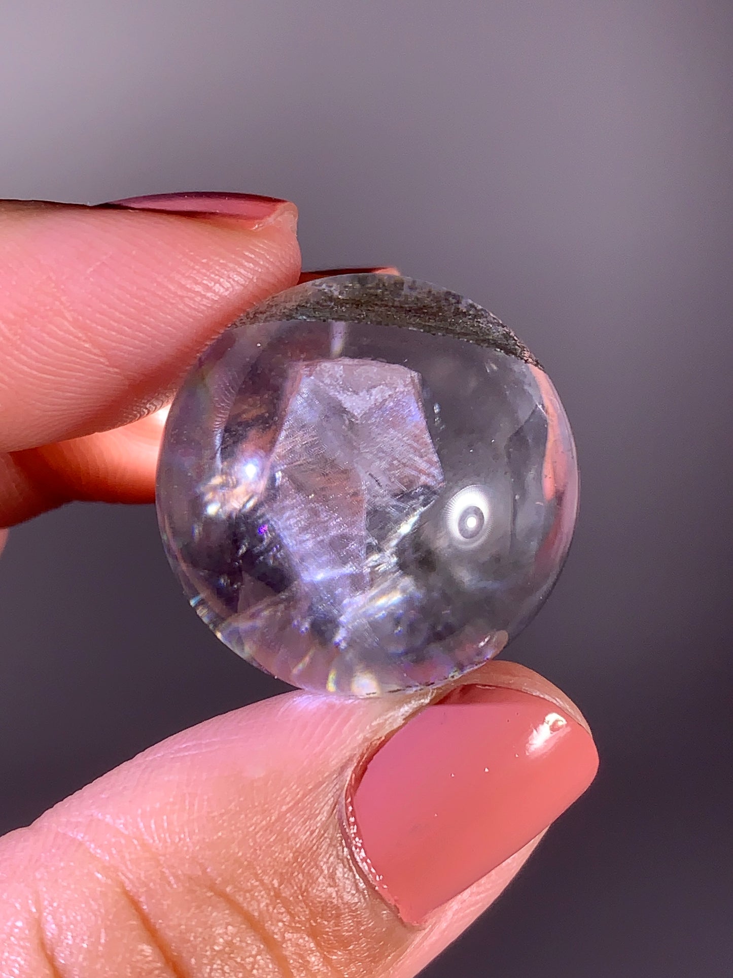 High-Quality Quartz-in-Quartz Garden Sphere from Zambia