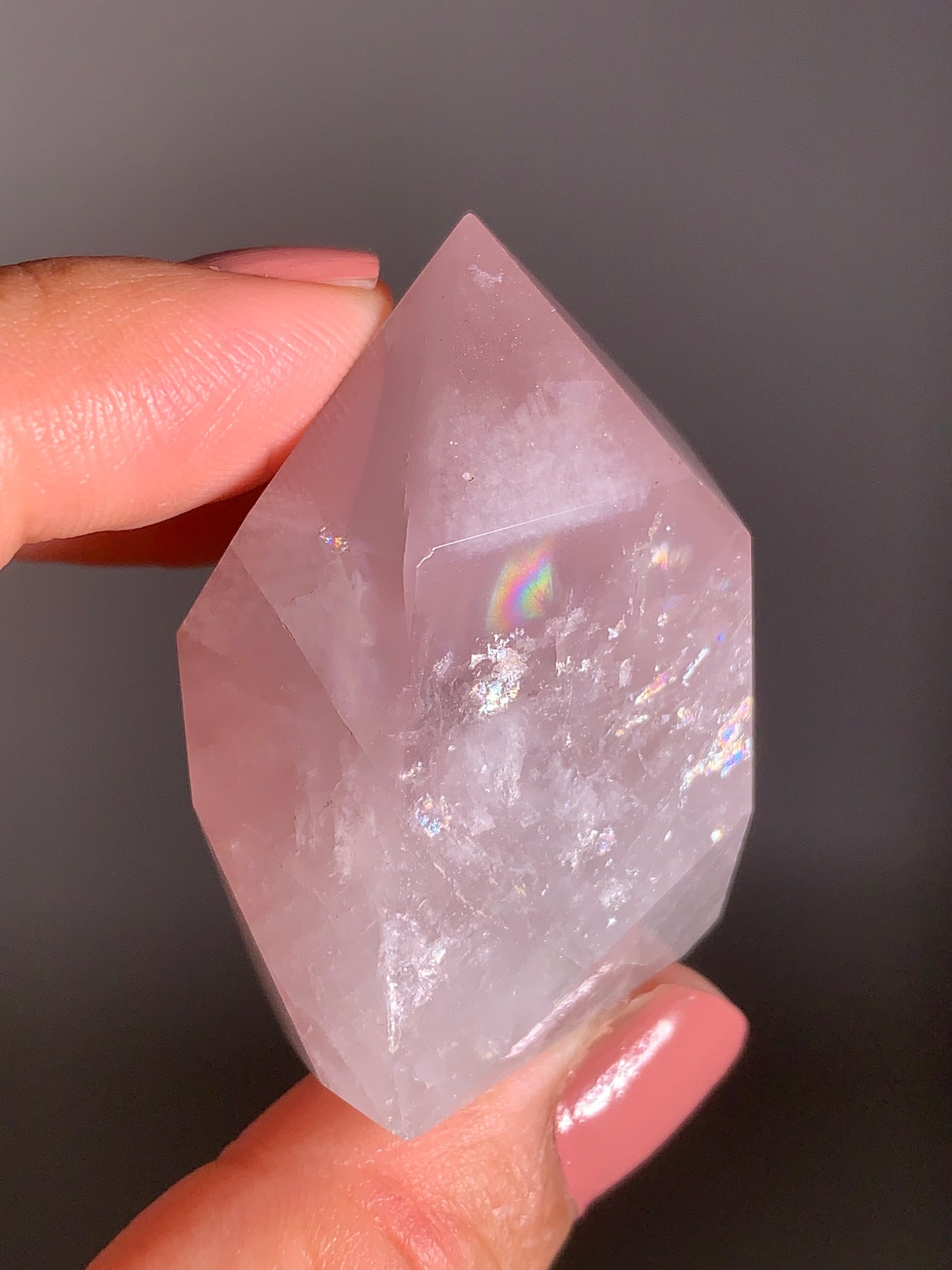 Rare Pink Lithium Tower from Brazil