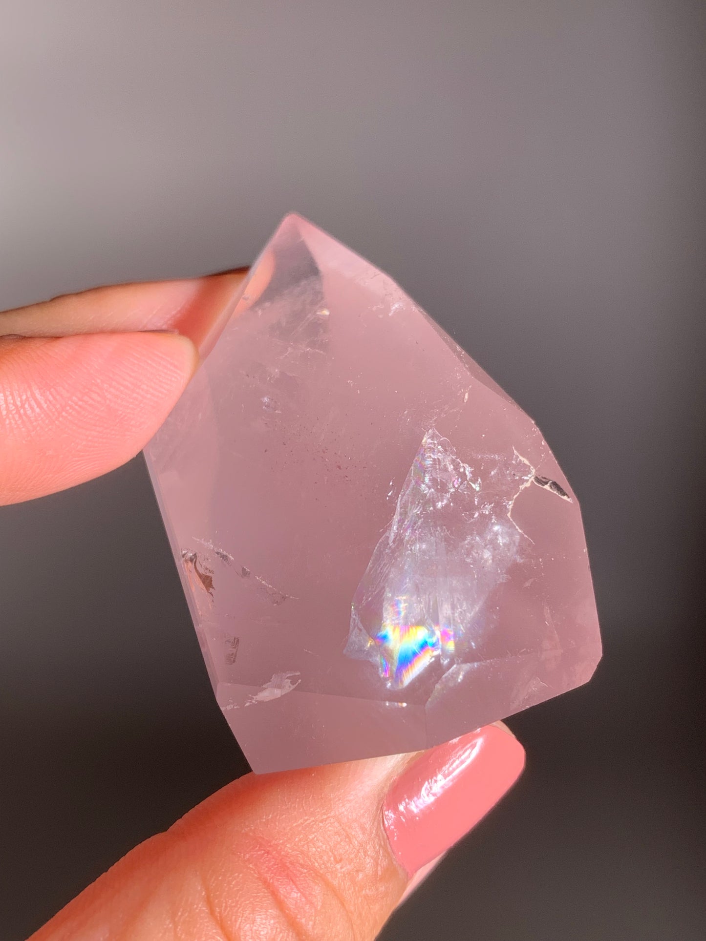 Rare Pink Lithium Tower from Brazil