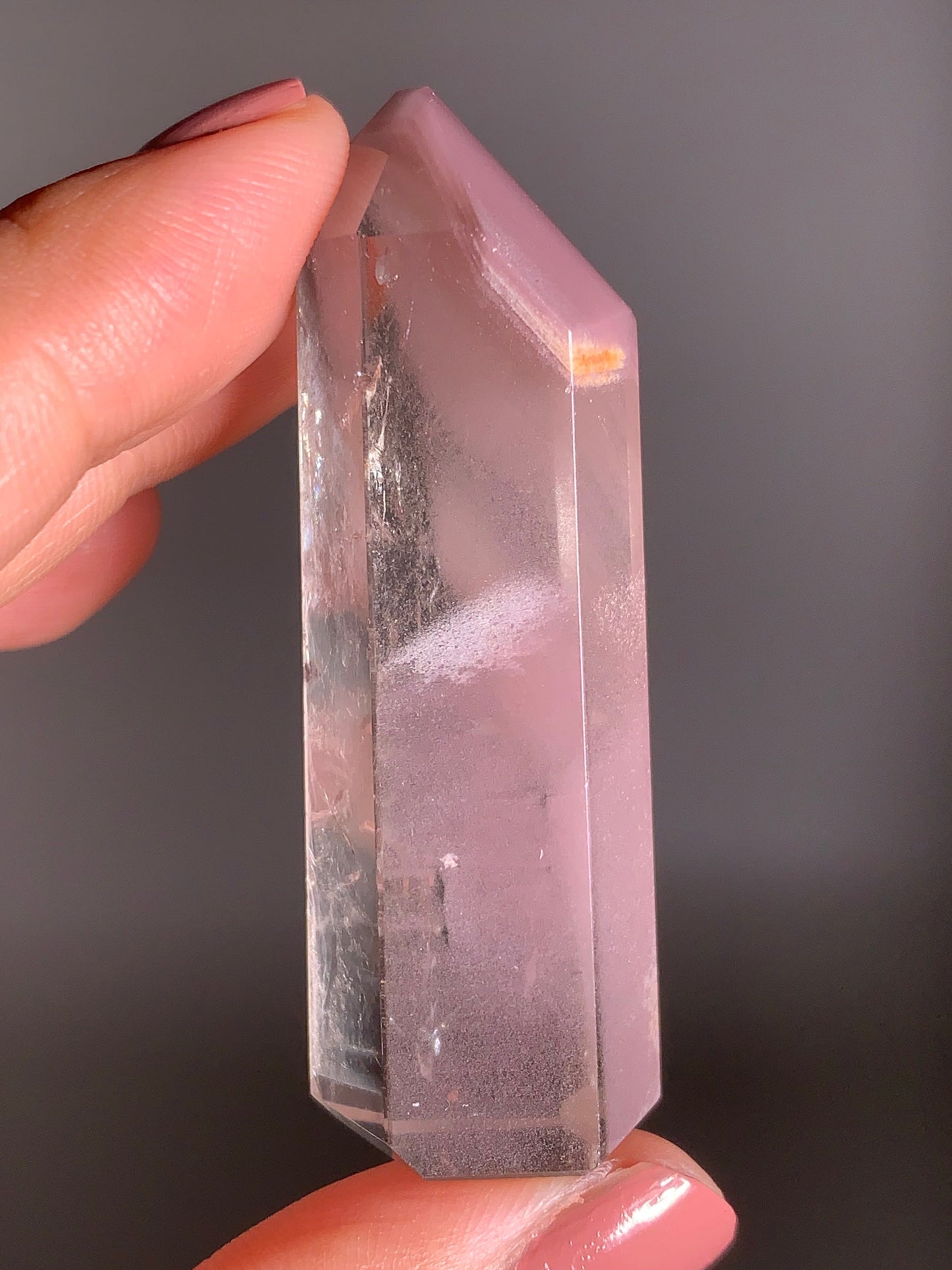 Rare Pink Lithium Tower from Brazil