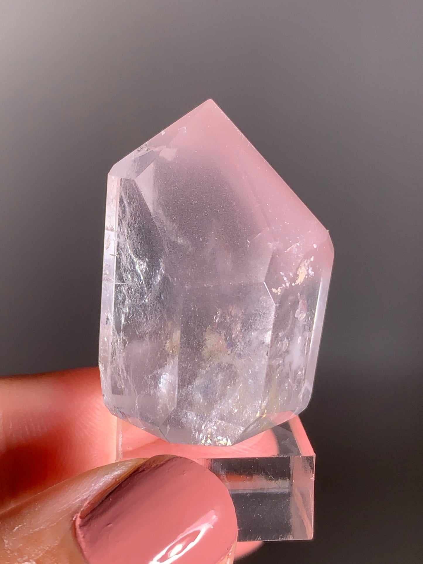 Rare Pink Lithium Tower from Brazil