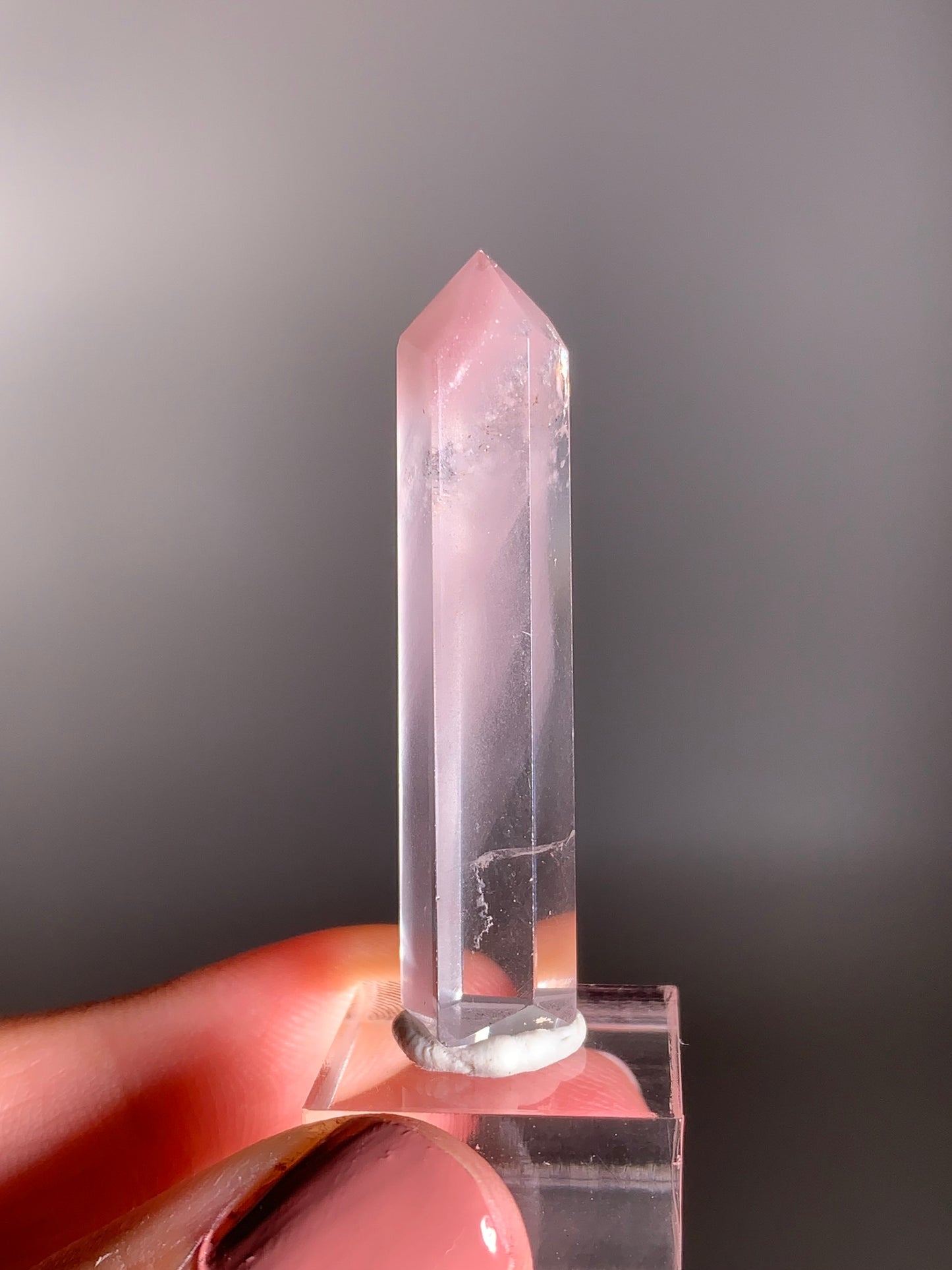 Rare Pink Lithium Tower from Brazil
