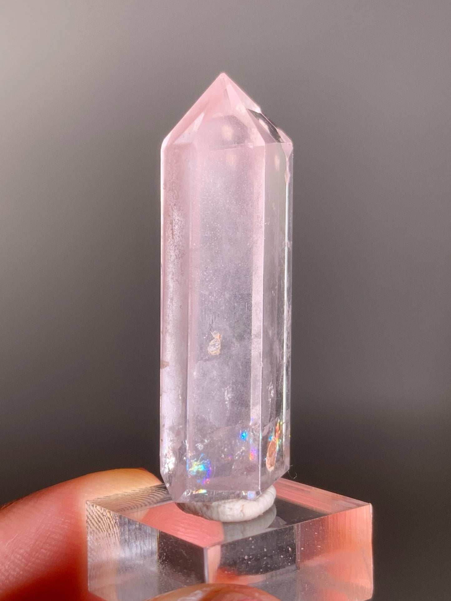 Rare Pink Lithium Tower from Brazil