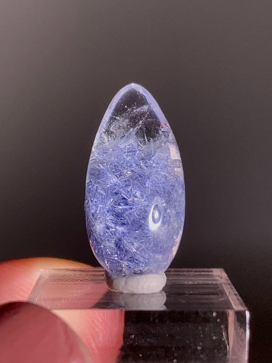 High-Quality Dumortierite Cabochon – Rare Blue Collectible Gem for Jewelry & Display