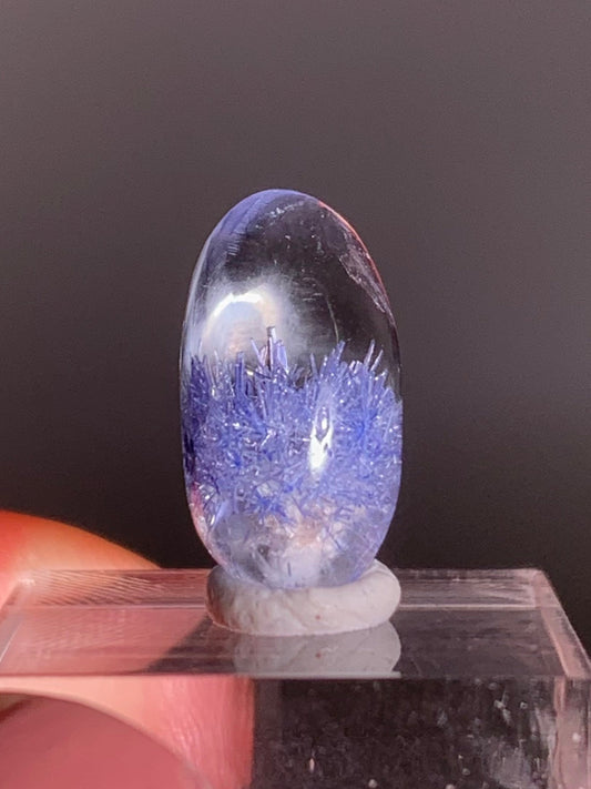 High-Quality Dumortierite Cabochon – Rare Blue Collectible Gem for Jewelry & Display