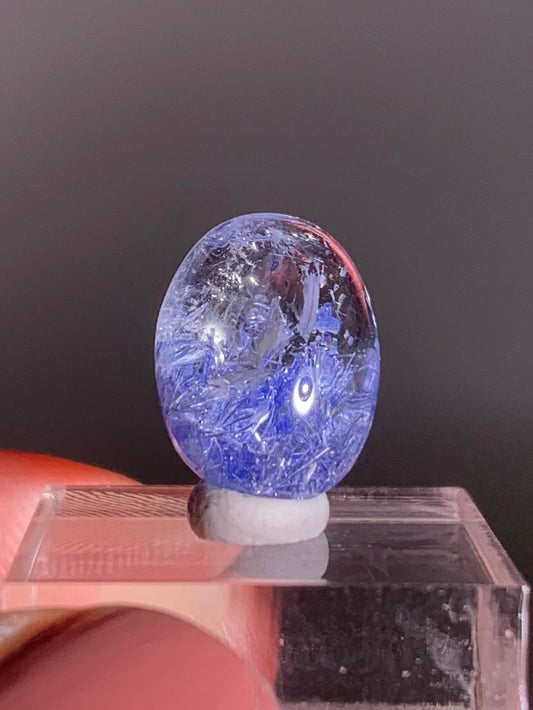 High-Quality Dumortierite Cabochon – Rare Blue Collectible Gem for Jewelry & Display