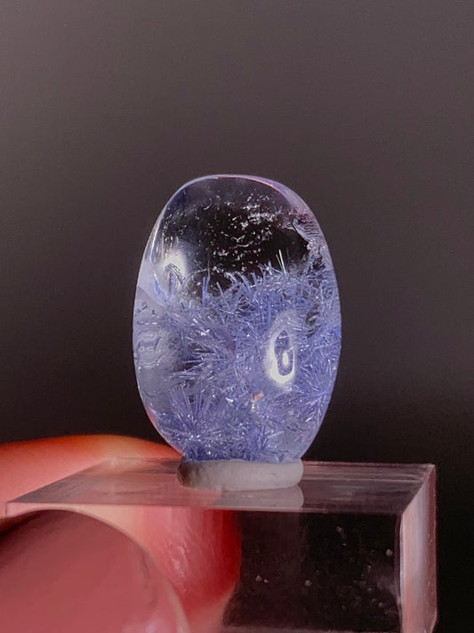 High-Quality Dumortierite Cabochon – Rare Blue Collectible Gem for Jewelry & Display