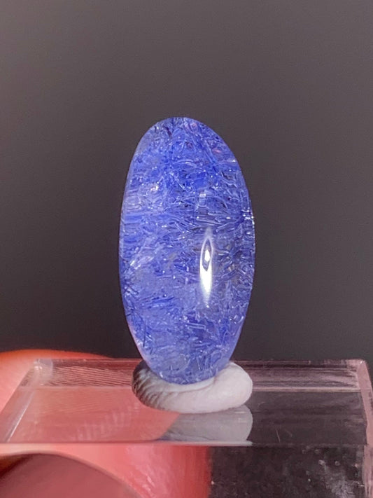 High-Quality Dumortierite Cabochon – Rare Blue Collectible Gem for Jewelry & Display