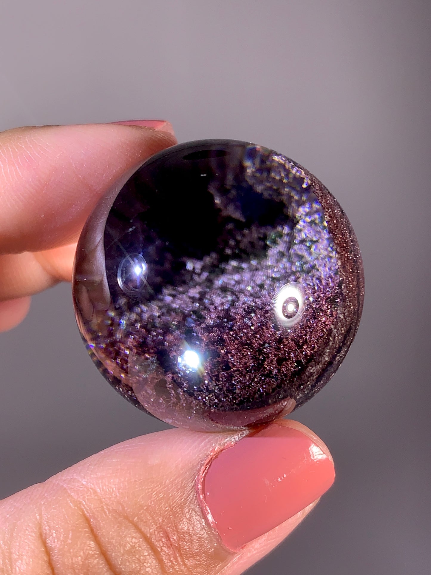 Collector's Grade Four-Season Pink & Purple Garden Quartz with Shiny Hematite Flakes | Brazil