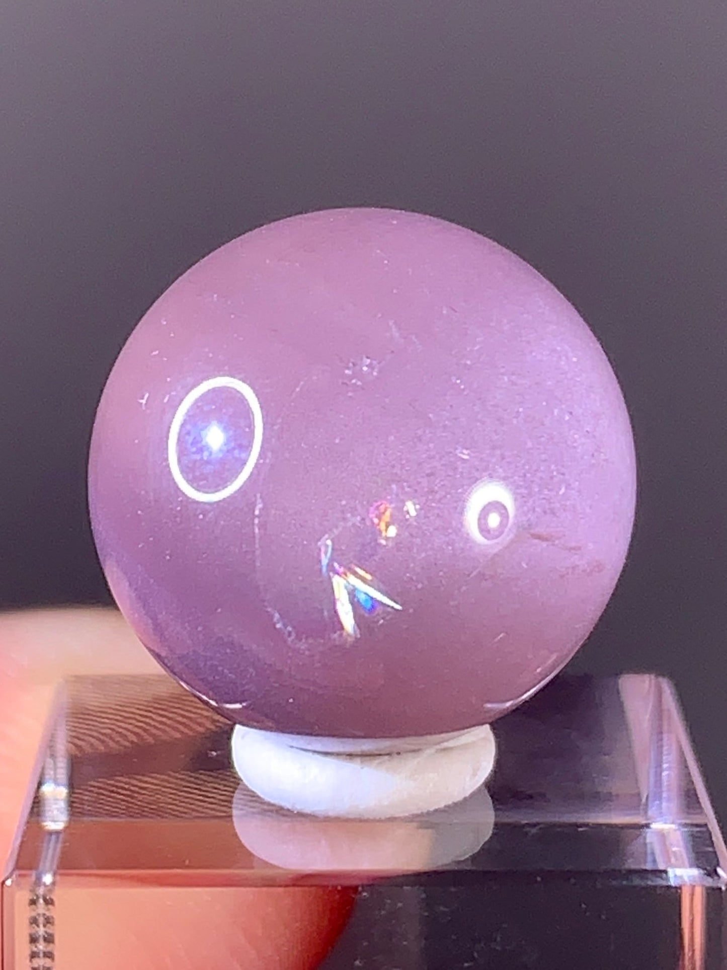 High-Quality Pink Lithium Quartz Sphere | Brazil