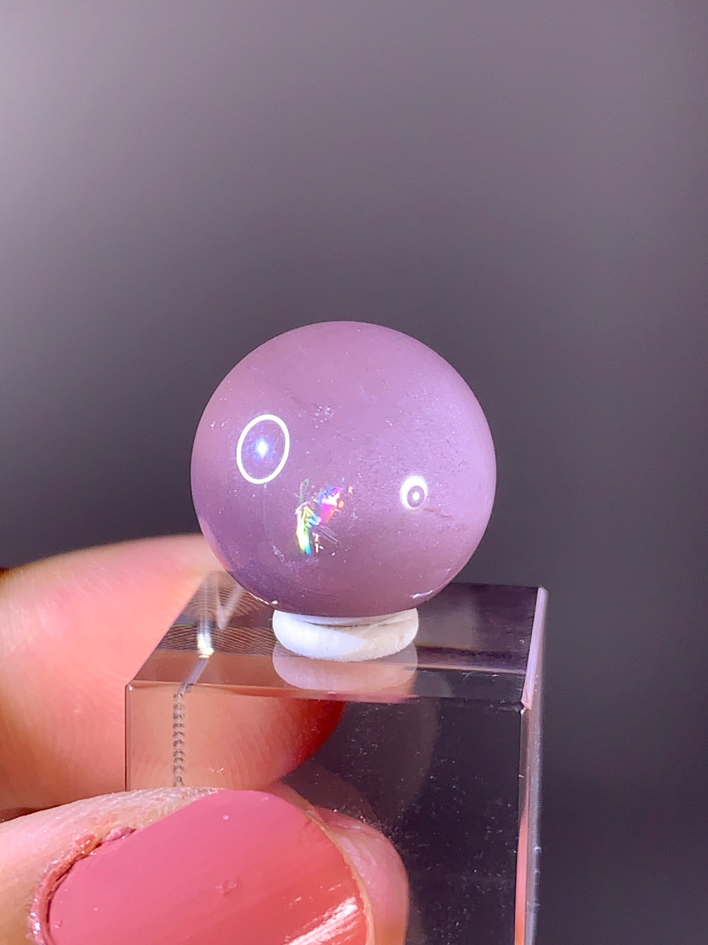 High-Quality Pink Lithium Quartz Sphere | Brazil