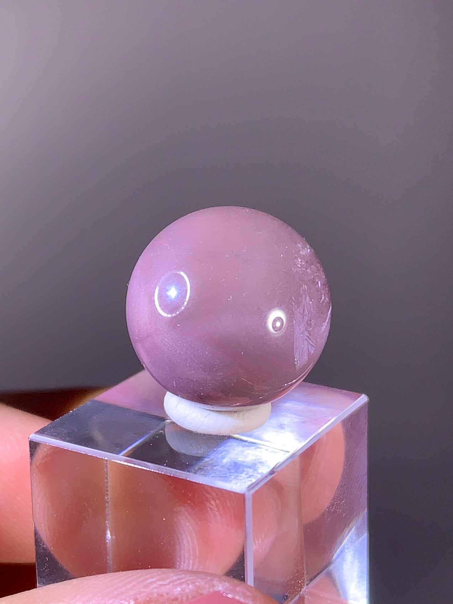 High-Quality Pink Lithium Quartz Sphere | Brazil