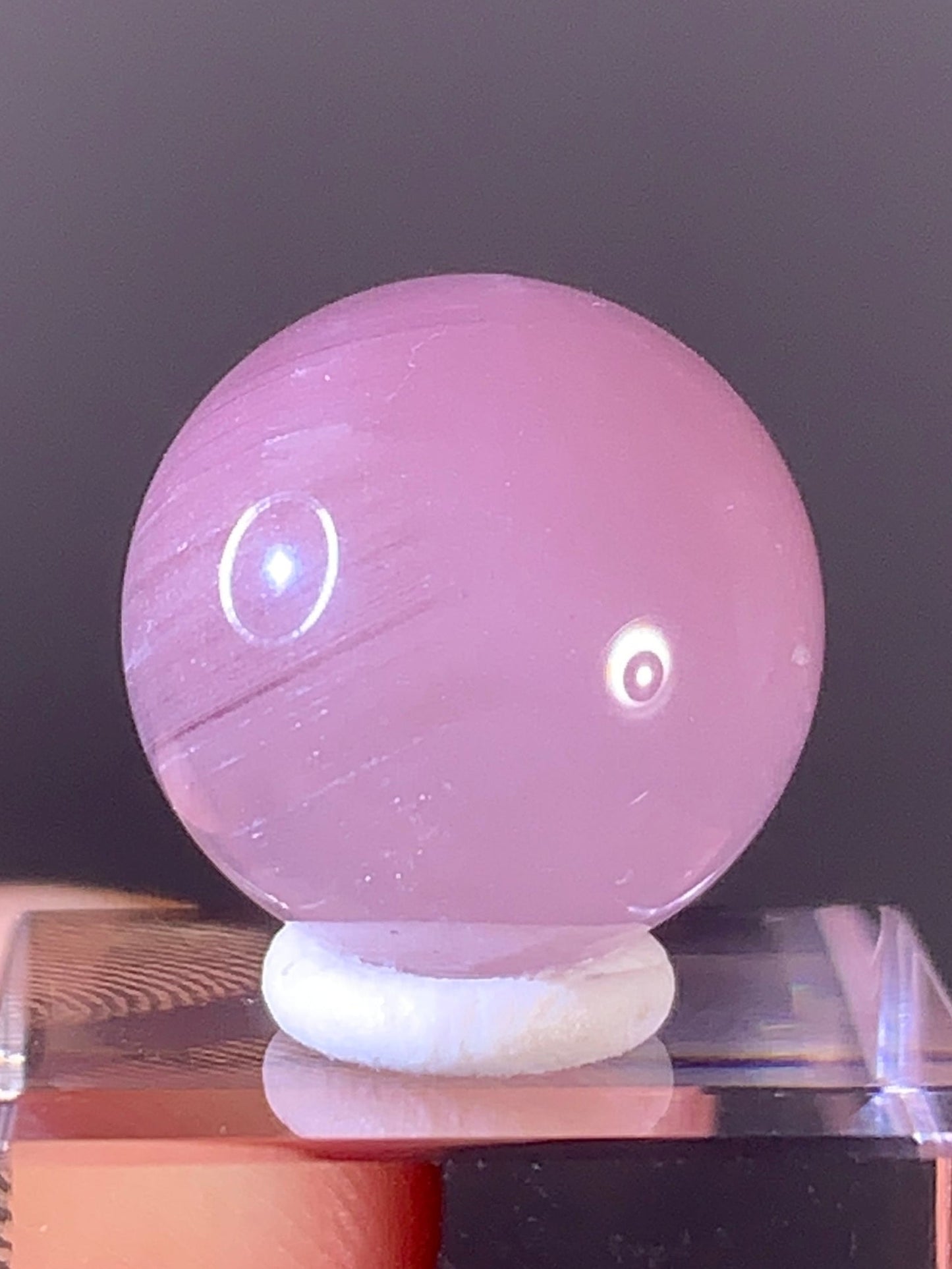 High-Quality Pink Lithium Quartz Sphere | Brazil