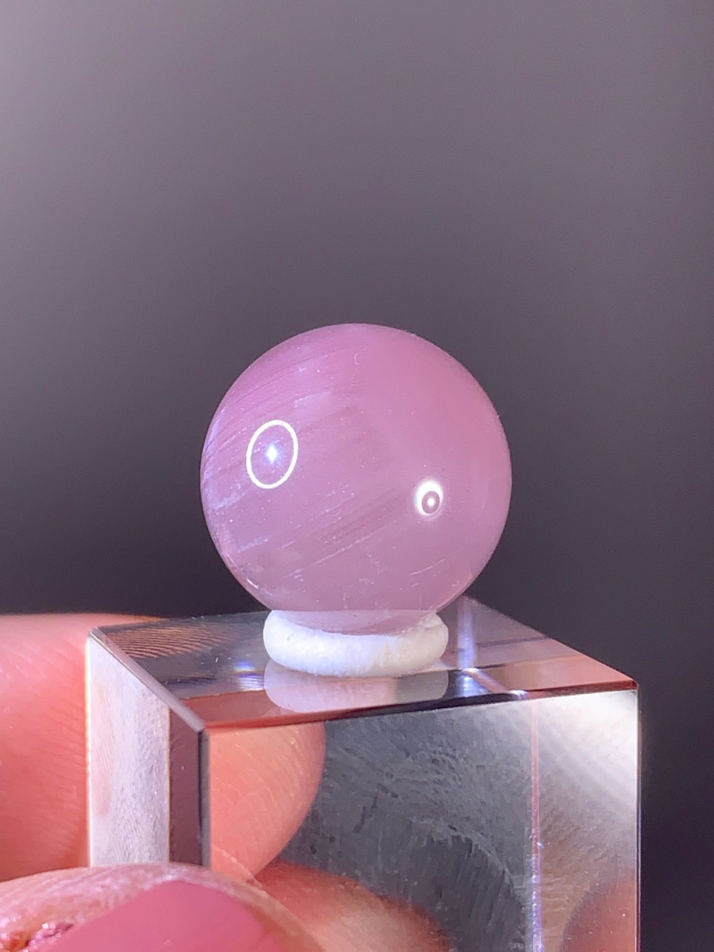 High-Quality Pink Lithium Quartz Sphere | Brazil