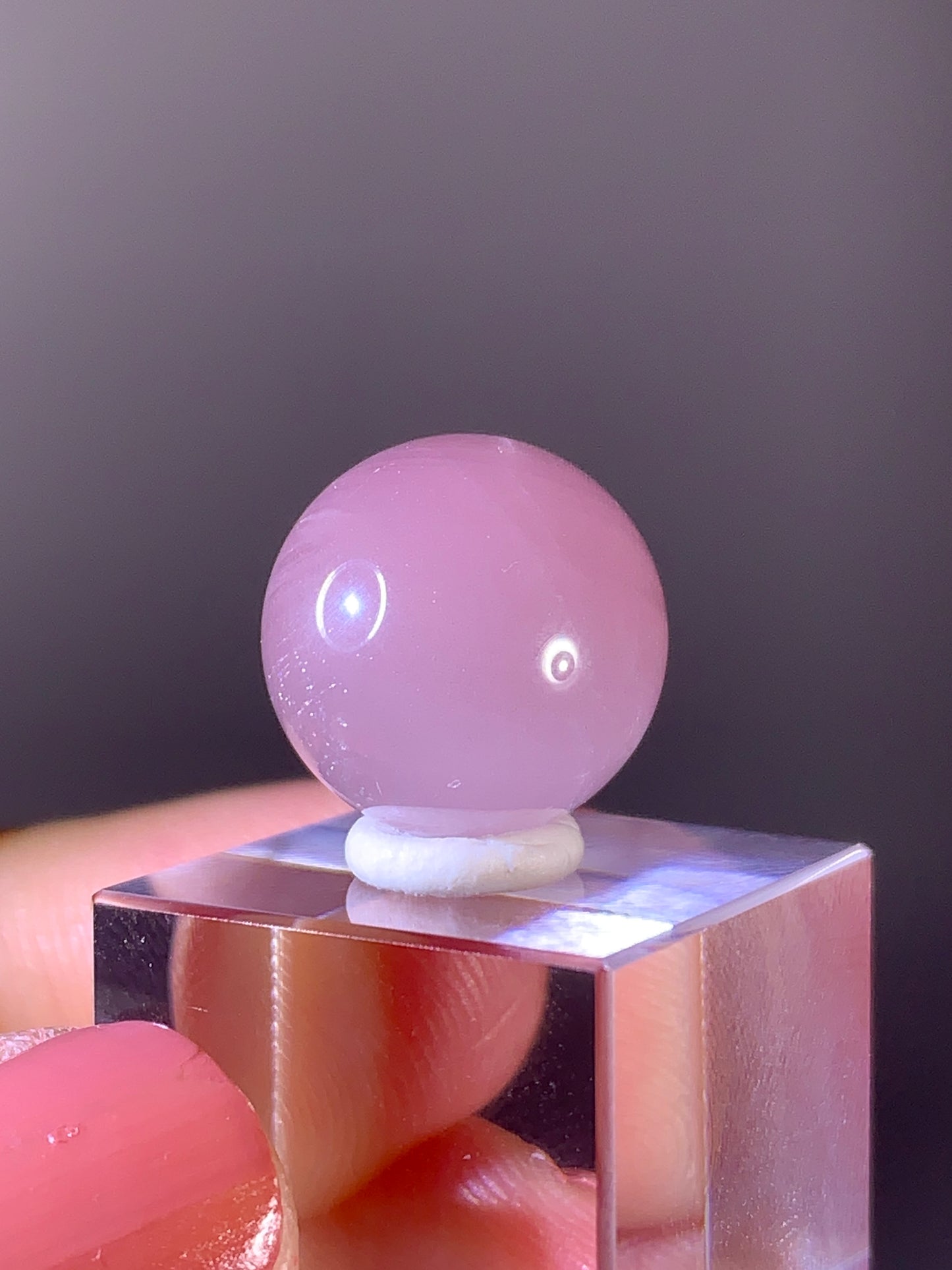 High-Quality Pink Lithium Quartz Sphere | Brazil