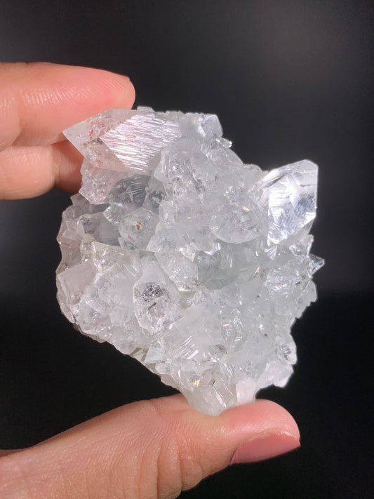 Diamond Apophyllite Crystal from Himalaya – Rare Sparkling Collectible Mineral