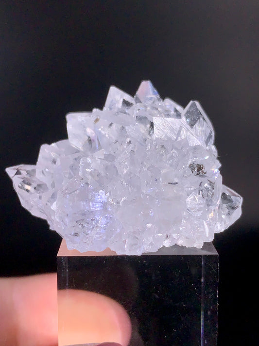 Diamond Apophyllite Crystal from Himalaya – Rare Sparkling Collectible Mineral