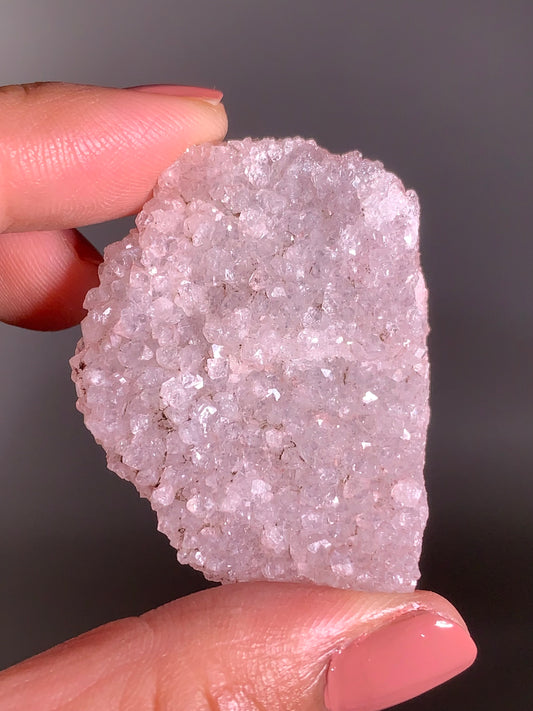 Rare Pink Diamond Apophyllite Crust from the Himalayas – Collector’s Gem