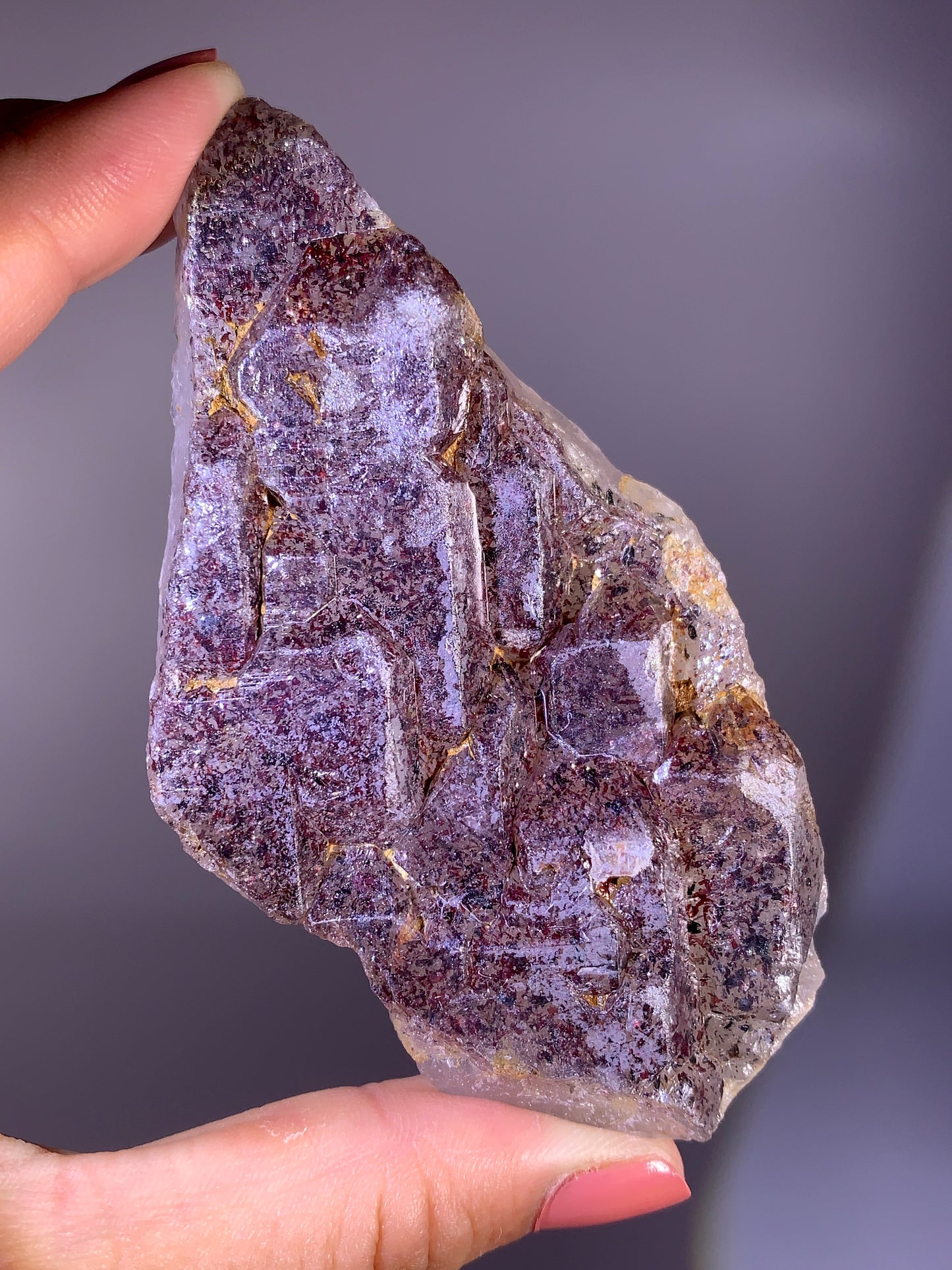 Rare Super Seven “Venom” Quartz Mineral Specimen from Madagascar | Collector’s Grade Crystal