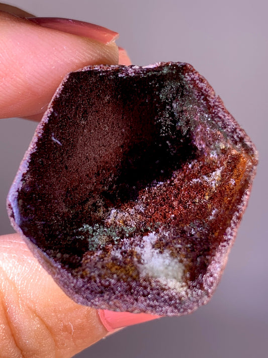 High-Grade Four Season Garden Quartz Kaleidoscope Semi-Polished Specimen from Brazil