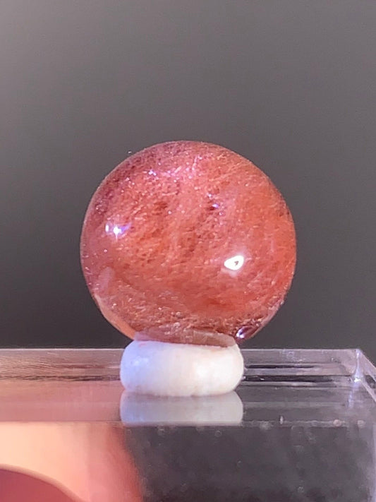 Top Quality Pink Amphibole Quartz Cabochon – Rare Collector’s Gem from Brazil
